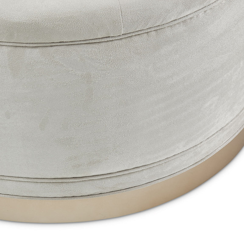 Malibu Crest - Cocktail Ottoman - Chardonnay - R&R Furniture Gallery (Fountain Valley, CA)