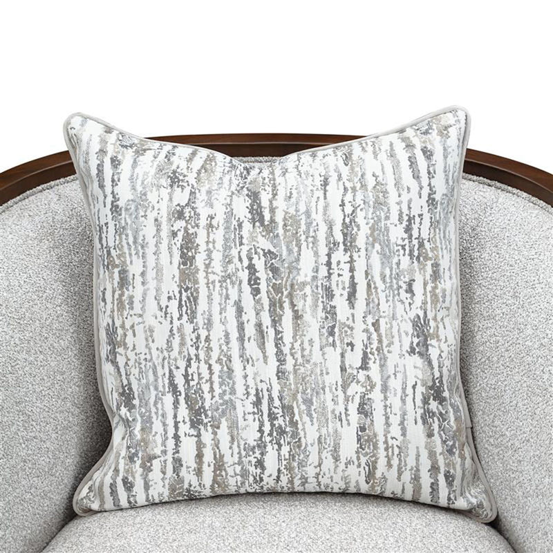 Houston - Matching Chair - Pebble / Walnut - R&R Furniture Gallery (Fountain Valley, CA)