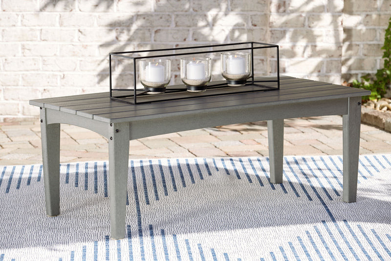 Visola - Rectangular Cocktail Table - Gray - R&R Furniture Gallery (Fountain Valley, CA)