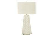 Lighting, Table Lamp, Ceramic, Contemporary - White - R&R Furniture Gallery (Fountain Valley, CA)