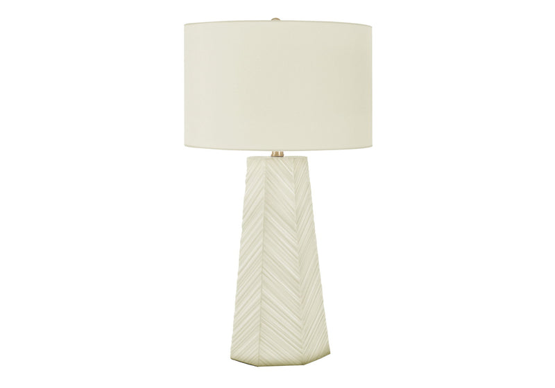 Lighting, Table Lamp, Ceramic, Contemporary - White - R&R Furniture Gallery (Fountain Valley, CA)