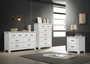Cassini - 3 Piece Bedroom Set - White - R&R Furniture Gallery (Fountain Valley, CA)