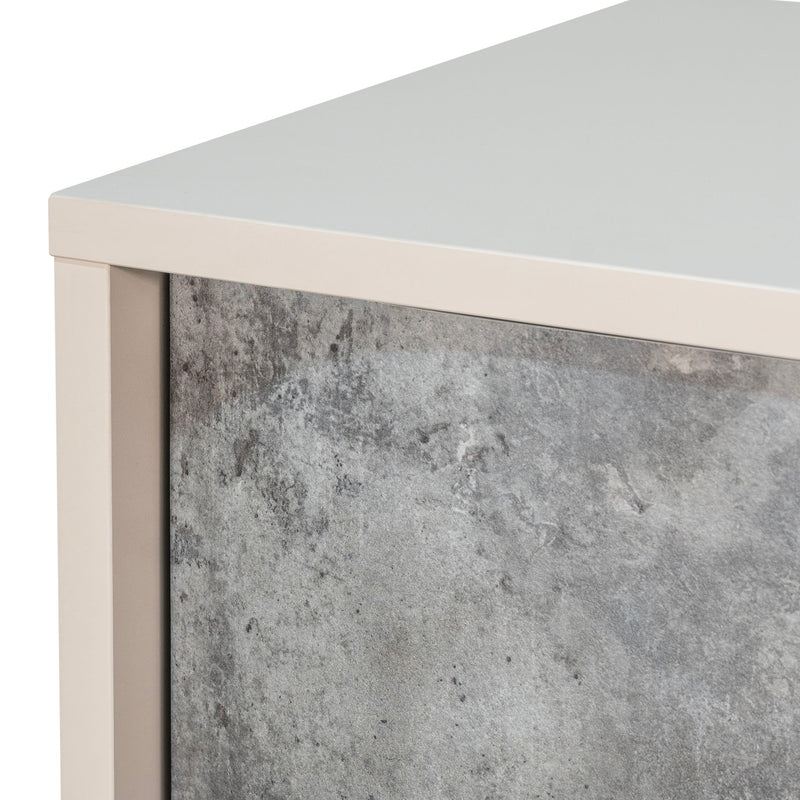 Pavira - 5-Drawer Chest - Stone - R&R Furniture Gallery (Fountain Valley, CA)