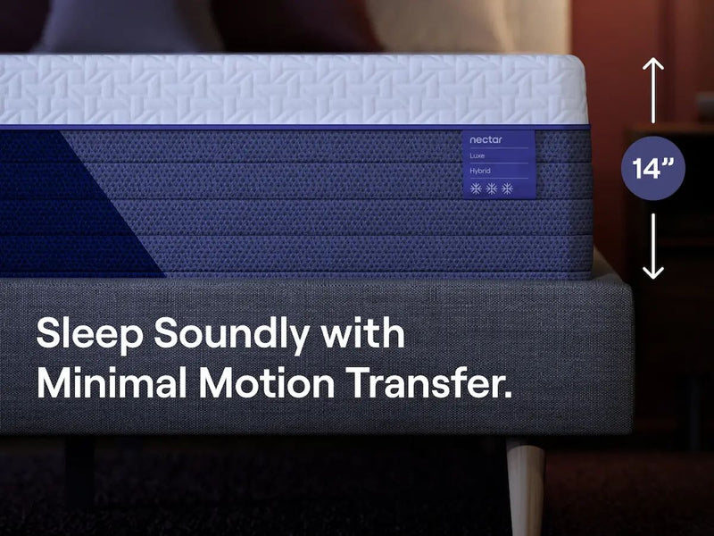 Nectar Luxe Hybrid - White - Mattress - R&R Furniture Gallery (Fountain Valley, CA)