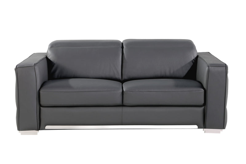 1120 - Leather Loveseat - R&R Furniture Gallery (Fountain Valley, CA)