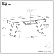 Lowry - Handcrafted Desk - R&R Furniture Gallery (Fountain Valley, CA)