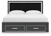 Zuraleus - Upholstered Panel Platform Storage Bed - R&R Furniture Gallery (Fountain Valley, CA)