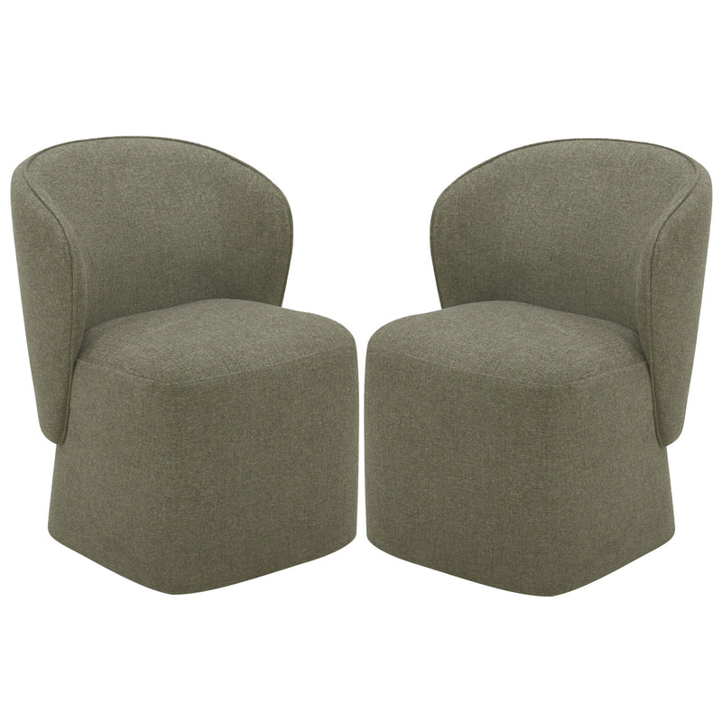 Bongo - Dining Chair (Set of 2) - Quartermaster Sage Green - R&R Furniture Gallery (Fountain Valley, CA)