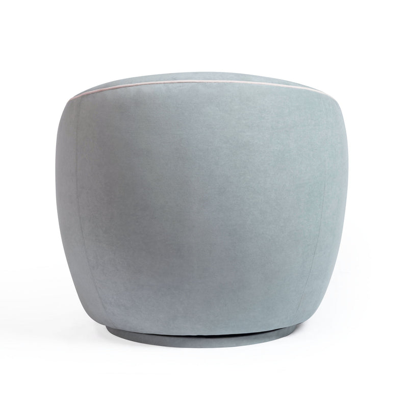 Jordan - Velvet Swivel Chair - R&R Furniture Gallery (Fountain Valley, CA)