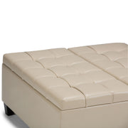 Harrison - Upholstered Coffee Table Storage Ottoman - R&R Furniture Gallery (Fountain Valley, CA)