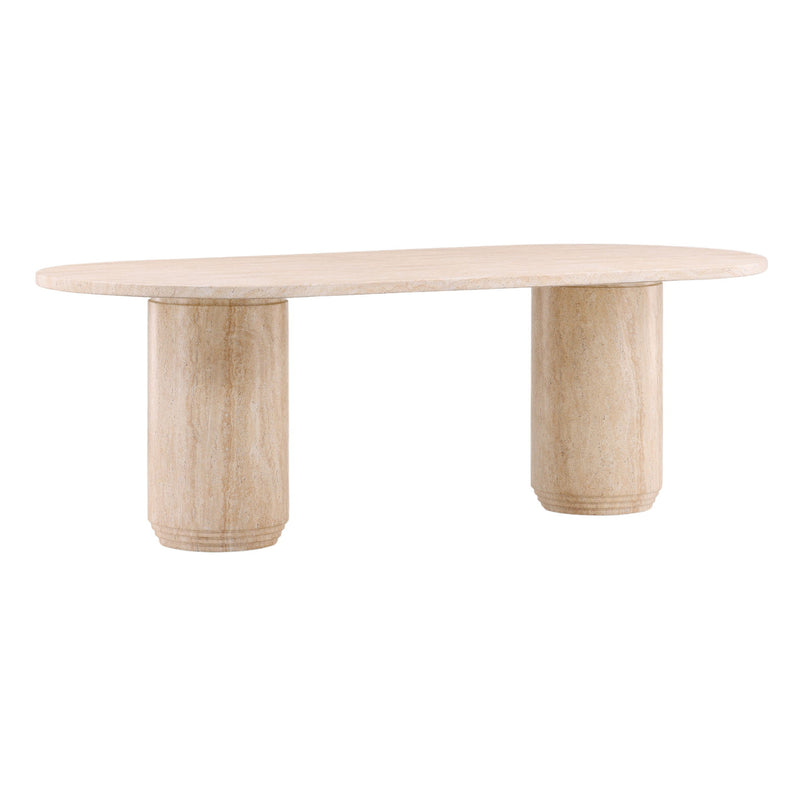 Jimenez - Outdoor Dining Table - Faux Travertine