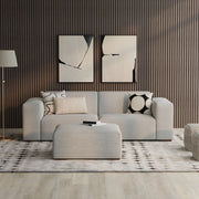 Rex - Handcrafted Sectional Sofa And Ottoman - R&R Furniture Gallery (Fountain Valley, CA)