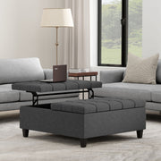 Harrison - Upholstered Coffee Table Storage Ottoman - R&R Furniture Gallery (Fountain Valley, CA)