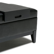 Oregon - Contemporary Storage Ottoman Bench With Tray - R&R Furniture Gallery (Fountain Valley, CA)