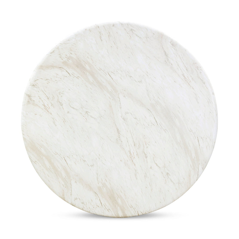 Esme - 48" Indoor / Outdoor Round Dining Table - White - R&R Furniture Gallery (Fountain Valley, CA)