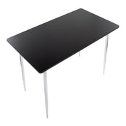 Lumi Source Marcel contemporary counter table with sleek wooden top and metal legs, ideal for modern dining or workspace settings.