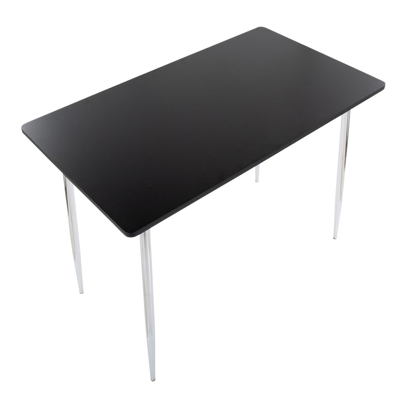 Lumi Source Marcel contemporary counter table with sleek wooden top and metal legs, ideal for modern dining or workspace settings.