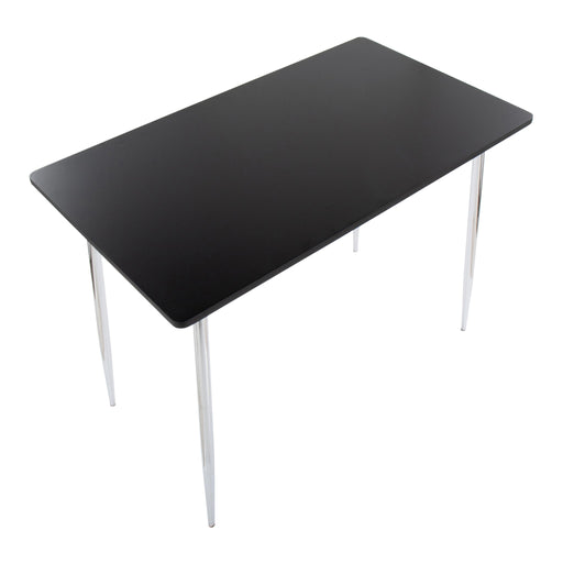 Lumi Source Marcel contemporary counter table with sleek wooden top and metal legs, ideal for modern dining or workspace settings.