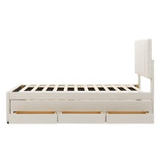 Upholstered Design Platform Bed With Trundle - R&R Furniture Gallery (Fountain Valley, CA)