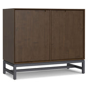 Banting Solid Wood Sideboard Buffet with Metal Frame — Modern Industrial Dining Room Storage - R&R Furniture Gallery (Fountain Valley, CA)