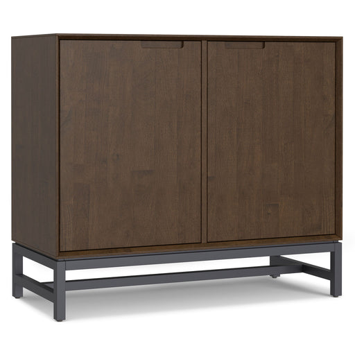 Banting Solid Wood Sideboard Buffet with Metal Frame — Modern Industrial Dining Room Storage - R&R Furniture Gallery (Fountain Valley, CA)