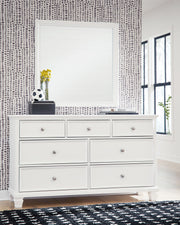 Fortman - Dresser And Mirror - White - R&R Furniture Gallery (Fountain Valley, CA)