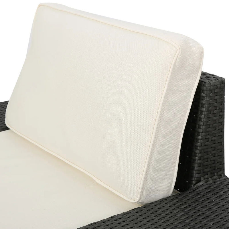 Santa Cruz - Outdoor 8 Piece Sectional Set - Dark Brown - R&R Furniture Gallery (Fountain Valley, CA)