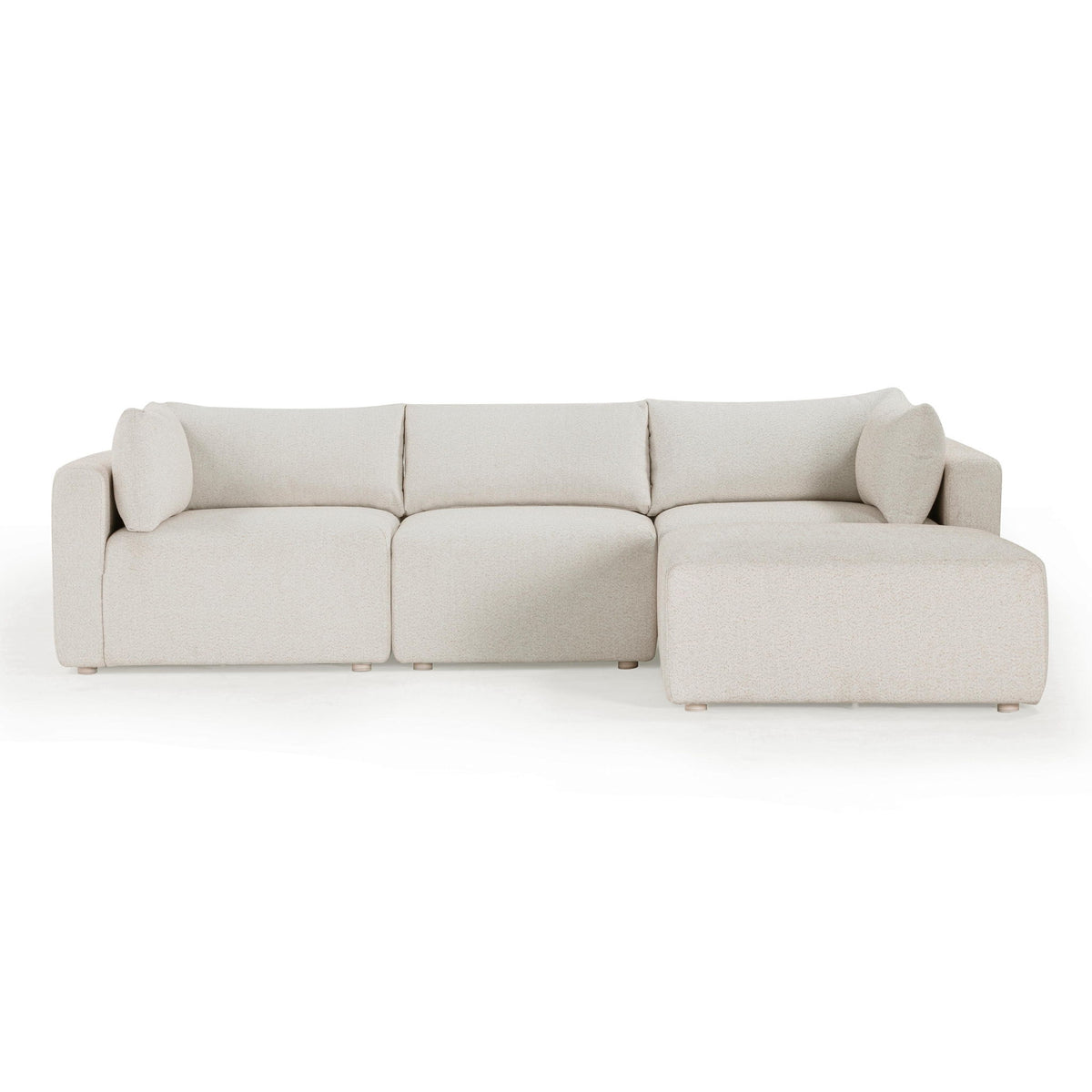 Hangover - Outdoor Modular Sectional - Cream - R&R Furniture Gallery (Fountain Valley, CA)