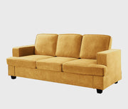 Modern Sofa, Comfortable 3 Seater Couch With Deep Seating, Loose Back Cushions, Wide Arms - R&R Furniture Gallery (Fountain Valley, CA)