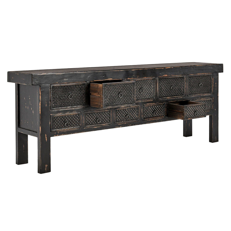 Lahey - 11 Drawer Console Table - R&R Furniture Gallery (Fountain Valley, CA)