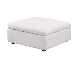 1100 - 9-Piece U-Shaped Sectional In Italian Fabric - Pearl