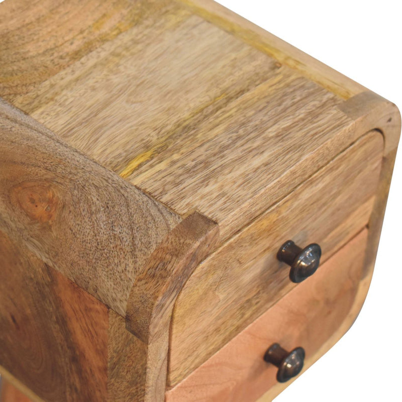 Curved Nightstand, - R&R Furniture Gallery (Fountain Valley, CA)