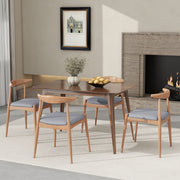 Elegant Dining Chairs With Ergonomic Backrest & Comfort Cushions (Set of 2) - R&R Furniture Gallery (Fountain Valley, CA)