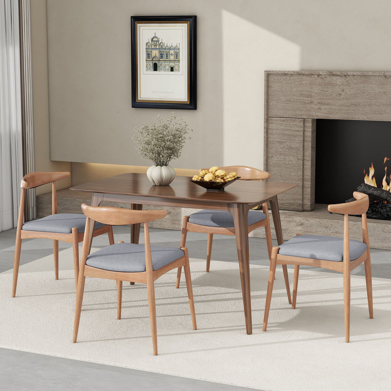 Elegant Dining Chairs With Ergonomic Backrest & Comfort Cushions (Set of 2) - R&R Furniture Gallery (Fountain Valley, CA)
