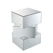 Dominic - 20" End Table - Mirrored - R&R Furniture Gallery (Fountain Valley, CA)