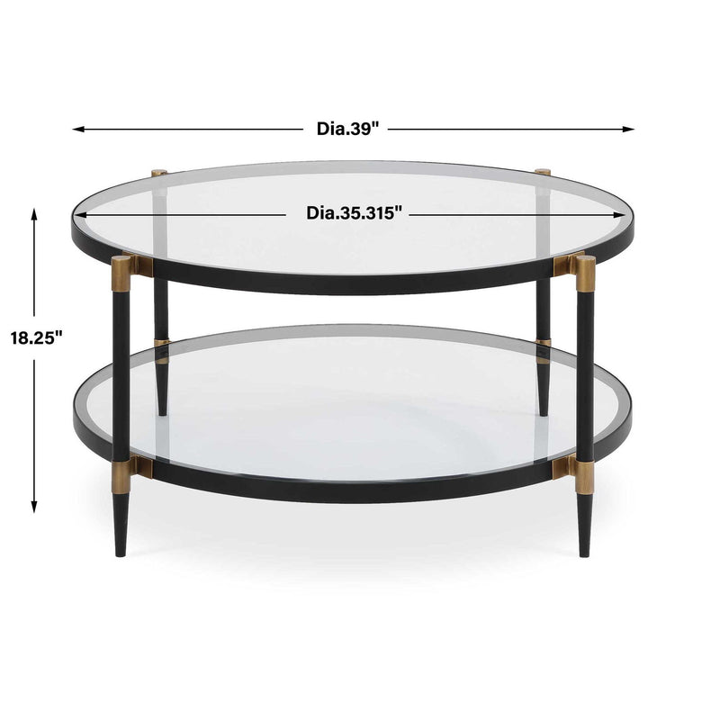 Chadid - Round Glass Table