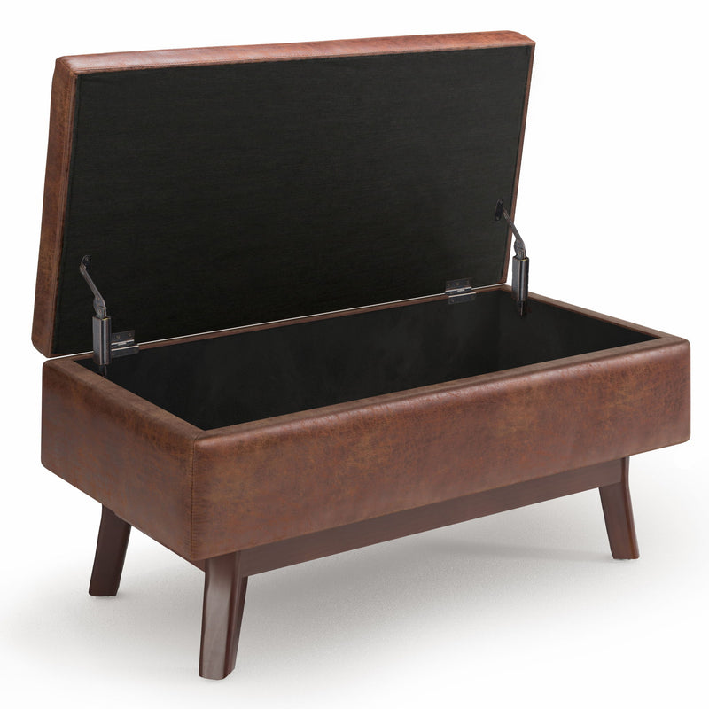Owen - Upholstered Rectangular Storage Ottoman - R&R Furniture Gallery (Fountain Valley, CA)