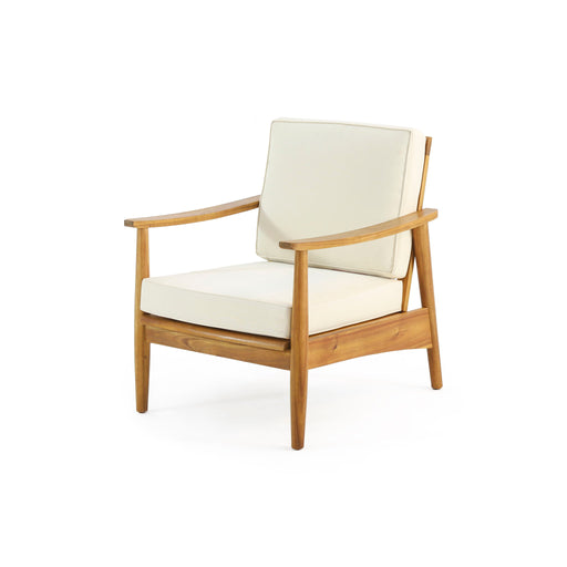 Emmry - Outdoor Acacia Wood Club Chair - R&R Furniture Gallery (Fountain Valley, CA)