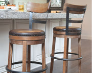 Pinnadel - Swivel Barstool - R&R Furniture Gallery (Fountain Valley, CA)