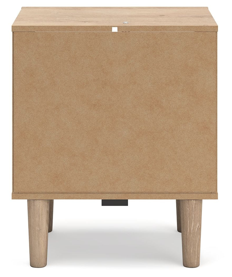 Cielden - One Drawer Night Stand - Two-Tone - R&R Furniture Gallery (Fountain Valley, CA)