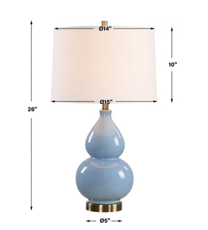 Table Lamp - Light Blue