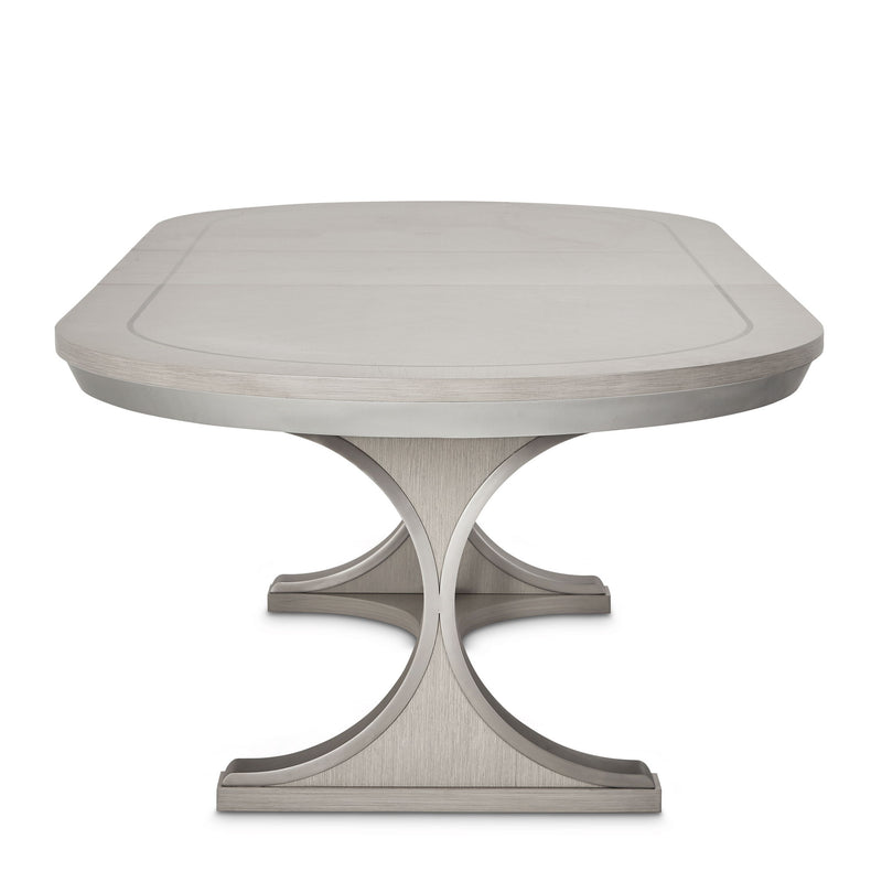Eclipse - Oval Dining Table - Moonlight Gray - R&R Furniture Gallery (Fountain Valley, CA)