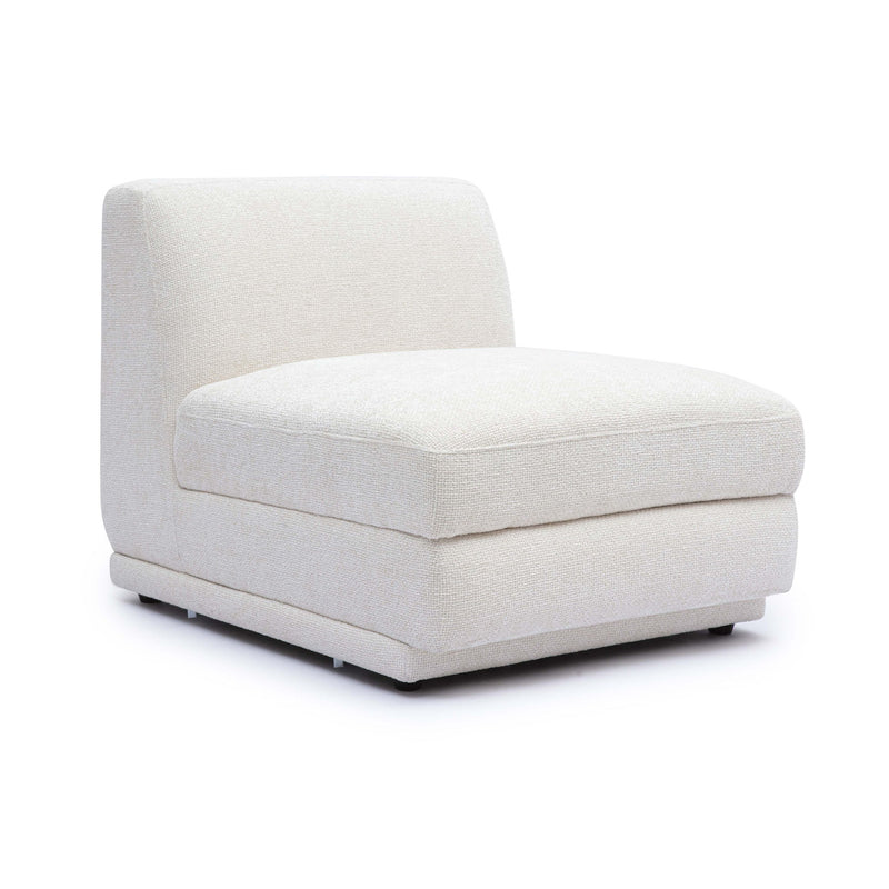 Perry - Modular Armless Chair - Cream - R&R Furniture Gallery (Fountain Valley, CA)