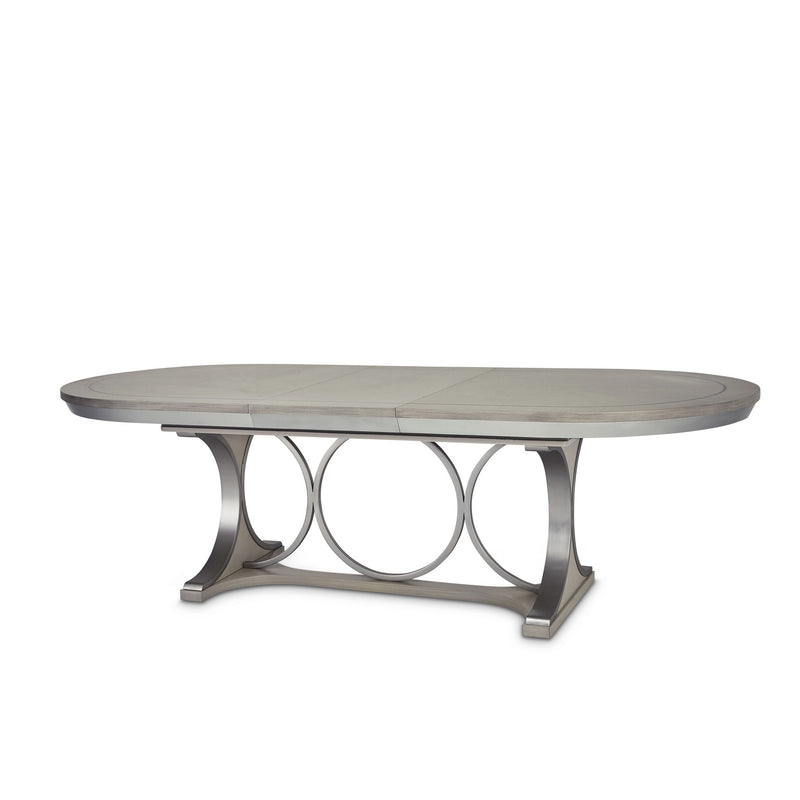 Eclipse - Oval Dining Table - Moonlight Gray - R&R Furniture Gallery (Fountain Valley, CA)