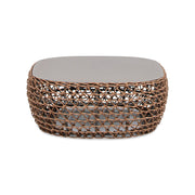 Willow - Oval Woven Patio Coffee Table, Wicker Frame - R&R Furniture Gallery (Fountain Valley, CA)