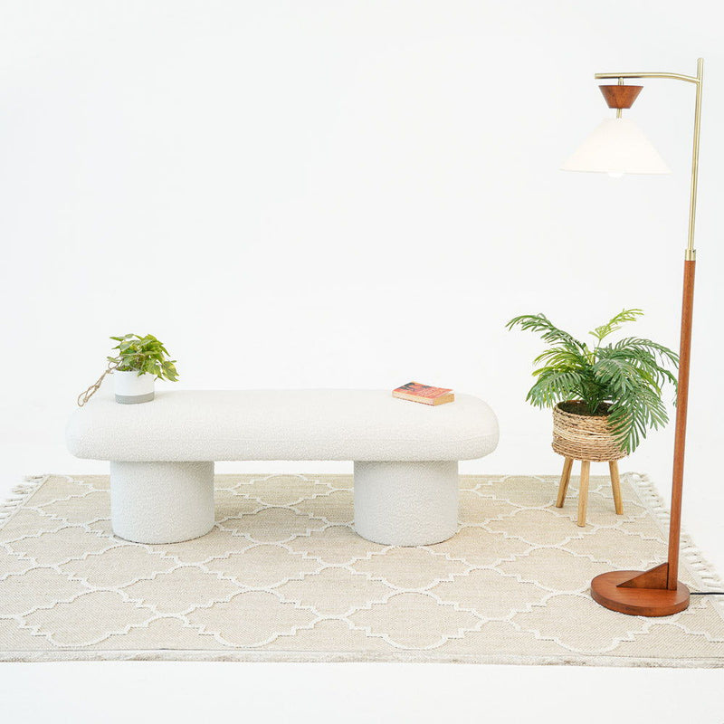 Randolph - Bench - Ivory - R&R Furniture Gallery (Fountain Valley, CA)