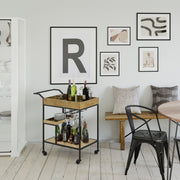 Barnes - Bar Cart - Natural - R&R Furniture Gallery (Fountain Valley, CA)