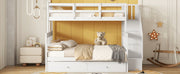 Bunk Bed With Twin Size Trundle, Storage And Guard Rail For Bedroom - R&R Furniture Gallery (Fountain Valley, CA)