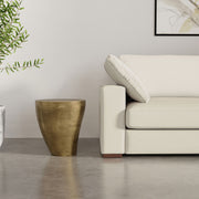 Cavan - Cast Aluminum Side Table - Antique Brass - R&R Furniture Gallery (Fountain Valley, CA)