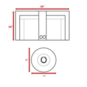 Rattan Patio Set With Comfortable Cushions And Fire Pit - R&R Furniture Gallery (Fountain Valley, CA)